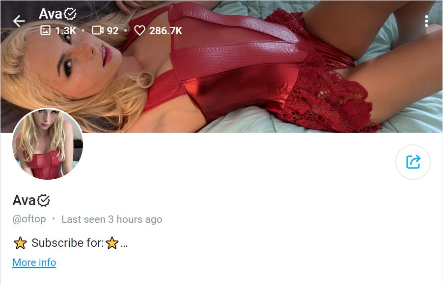 Ava / oftopfree Filtraciones Desnudas de OnlyFans 1