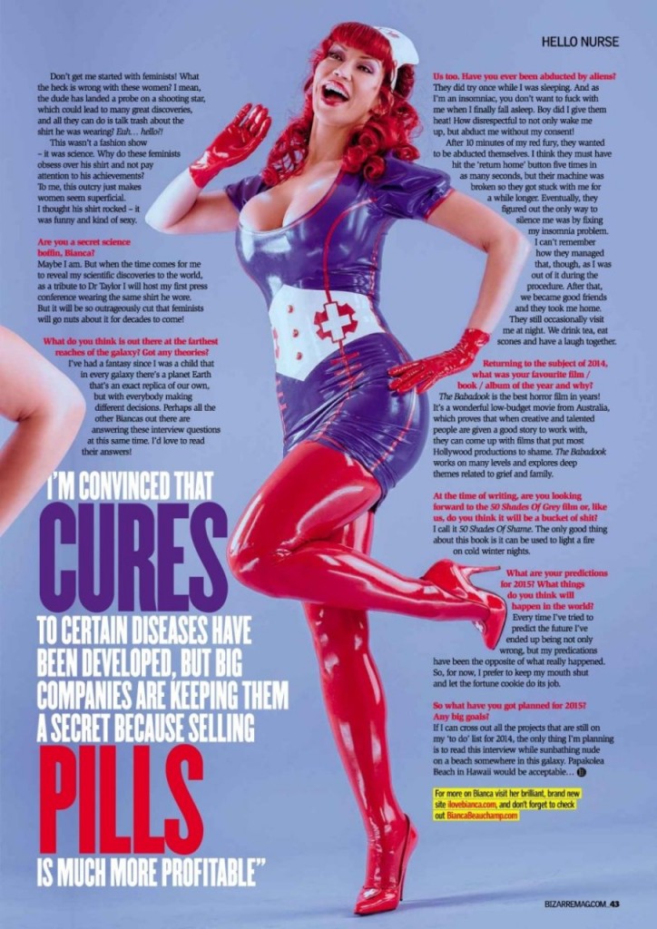 Bianca Beauchamp Topless en Bizarre 12