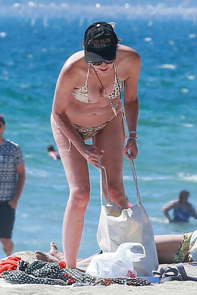 Deslizamiento de Pecho de Sharon Stone 6