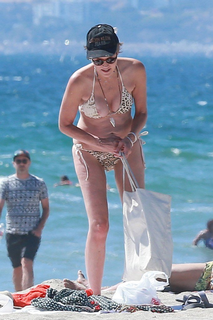 Deslizamiento de Pecho de Sharon Stone 7