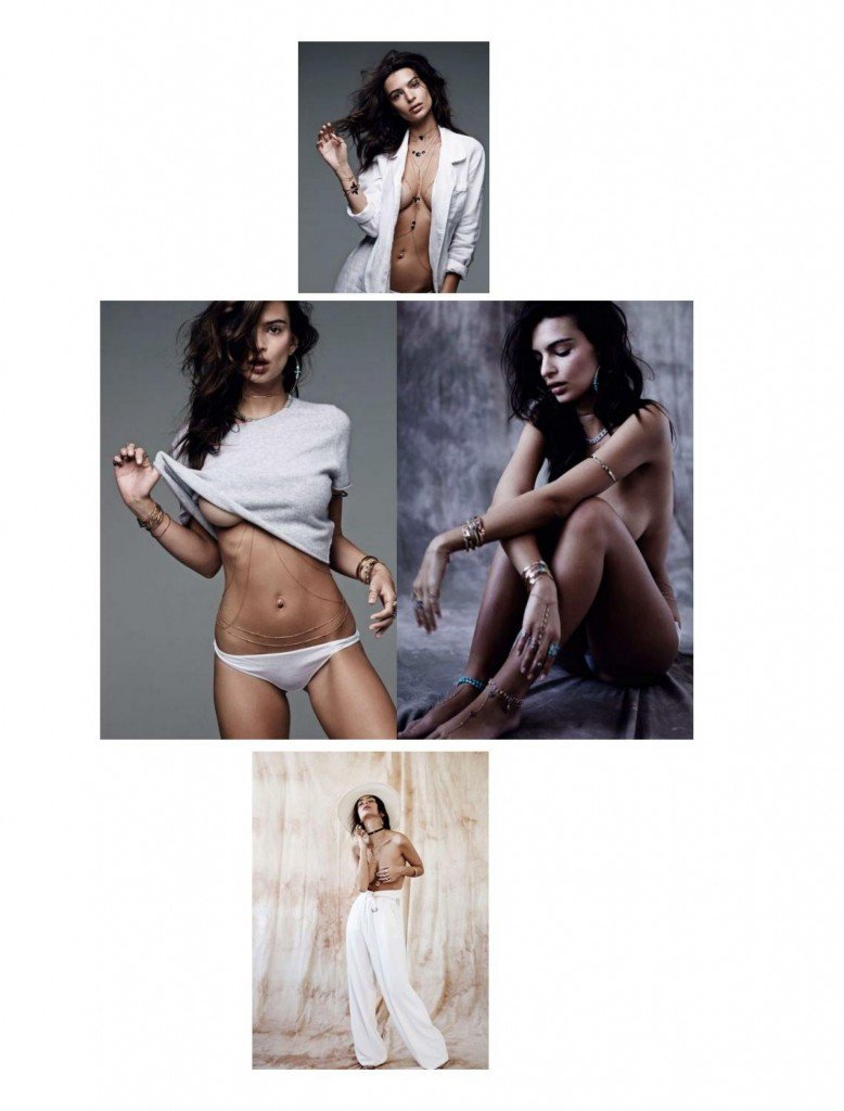 Emily Ratajkowski Sexy y Desnuda de Pecho 5