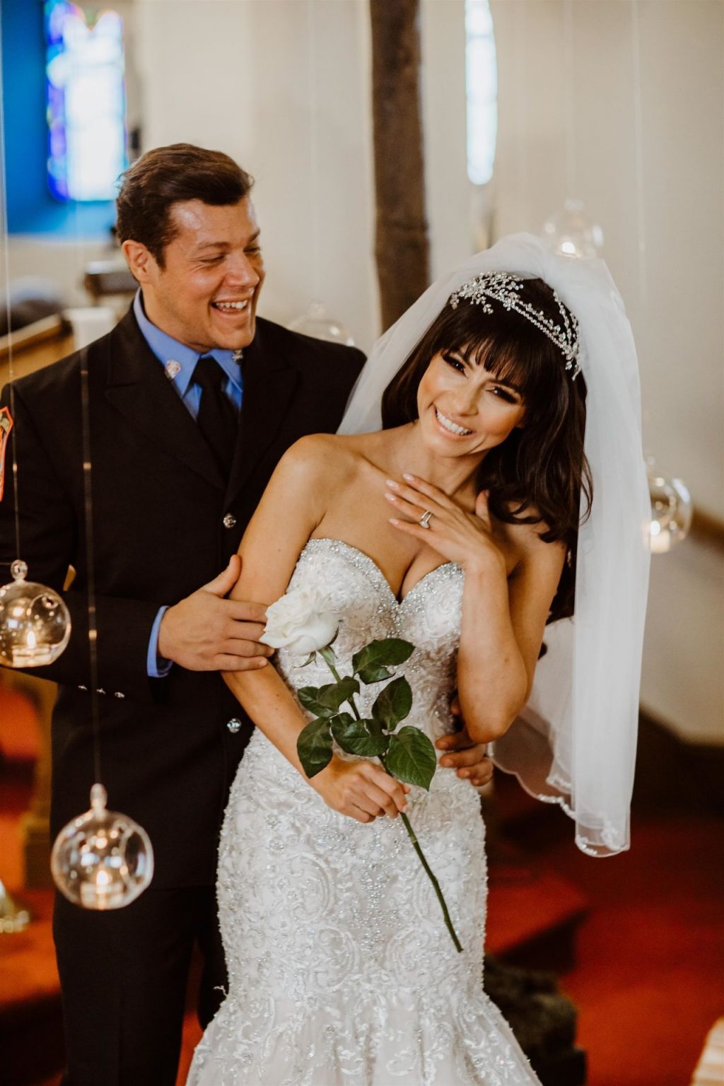 Escote de Roxanne Pallett